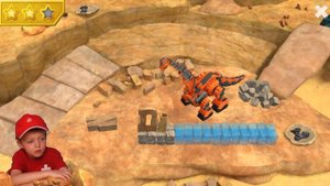 DINOTRUX Игра про Динозавров для Детей ДИНОТРАКС Мультик про Динозавров Lion boy