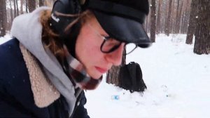 ПОСТРОИЛИ ДОМ ИЗ СНЕГА И ЖИВЕМ 24 ЧАСА В -40 *снежный форт*