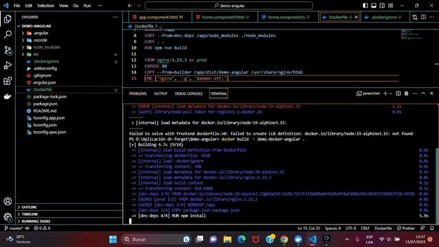 Dockerizando aplicación angular: Aprendamos a dockerizar una aplicación angular en un servidor ngin смотреть онлайн