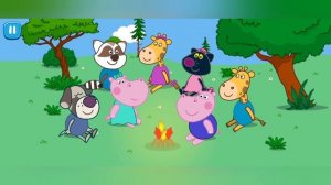 Герои Гиппо попадают в сказку в игре Ужасная Детская Вечеринка #1