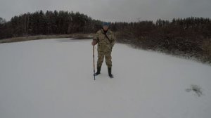 ПЕШНЯ  Зимняя рыбалка - ОПАСНОСТЬ первого ЛЬДА. Пешня разборная тонар, барнаул...