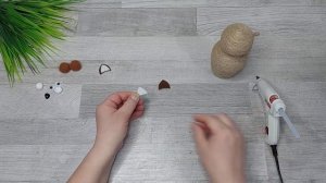 ?ОЧАРОВАТЕЛЬНЫЙ КОТИК из ДЖУТА. ПОДЕЛКИ из ДЖУТА своими руками.Cat. DIY jute crafts.