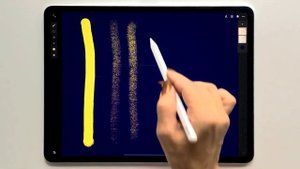 Infinite Painter. Как сделать глиттерные кисти