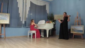 A. Villoldo. Танго " El choclo" ( Мария Прокопьева (скрипка), Елена Эндеберя (фортепиано)