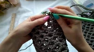 Сумка авоська крючком