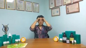 Тренер по гимнастике лица Наталья Шкондина. Снятие спазма с зоны лба.