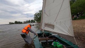 Латинский парус в Маркизовой луже часть2