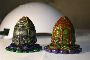 Как сделать статуэтку ОВОМОРФ | Alien Egg из литьевого полиуретана