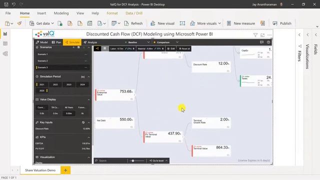 Discounted Cash Flow (DCF) Modeling Using Microsoft Power BI смотреть онлайн