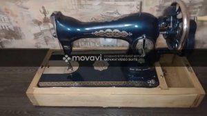 Результат покраски и декора старой швейной машинки