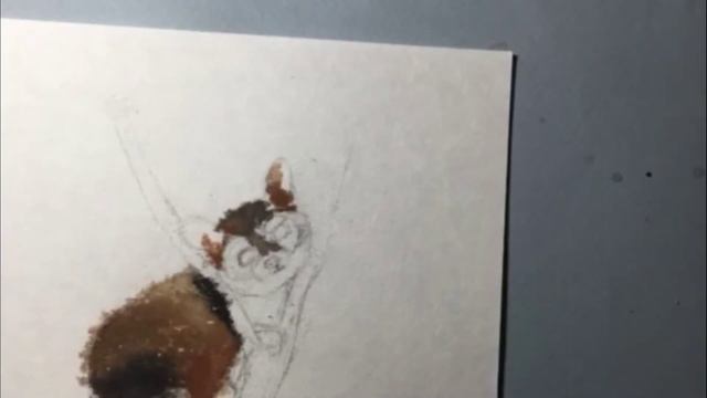 Рисуем животное акварелью/Что не так с этой бумагой? Что получилось? смотреть онлайн