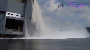 Топ 10. Самые Масштабные Спуски Огромных Кораблей на Воду  [Огромные Корабли]