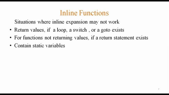 Inline Functions in C++