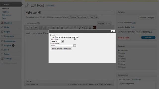 LiveCom for WordPress - Quick Start Guide смотреть онлайн