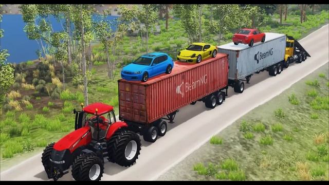 BeamNG.drive  !  ИгроМульт Краш-тест машин и техники! #1