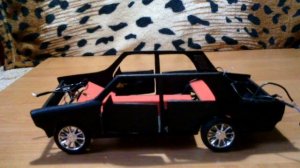 Макет ВАЗ 2107 своими руками (1 часть)