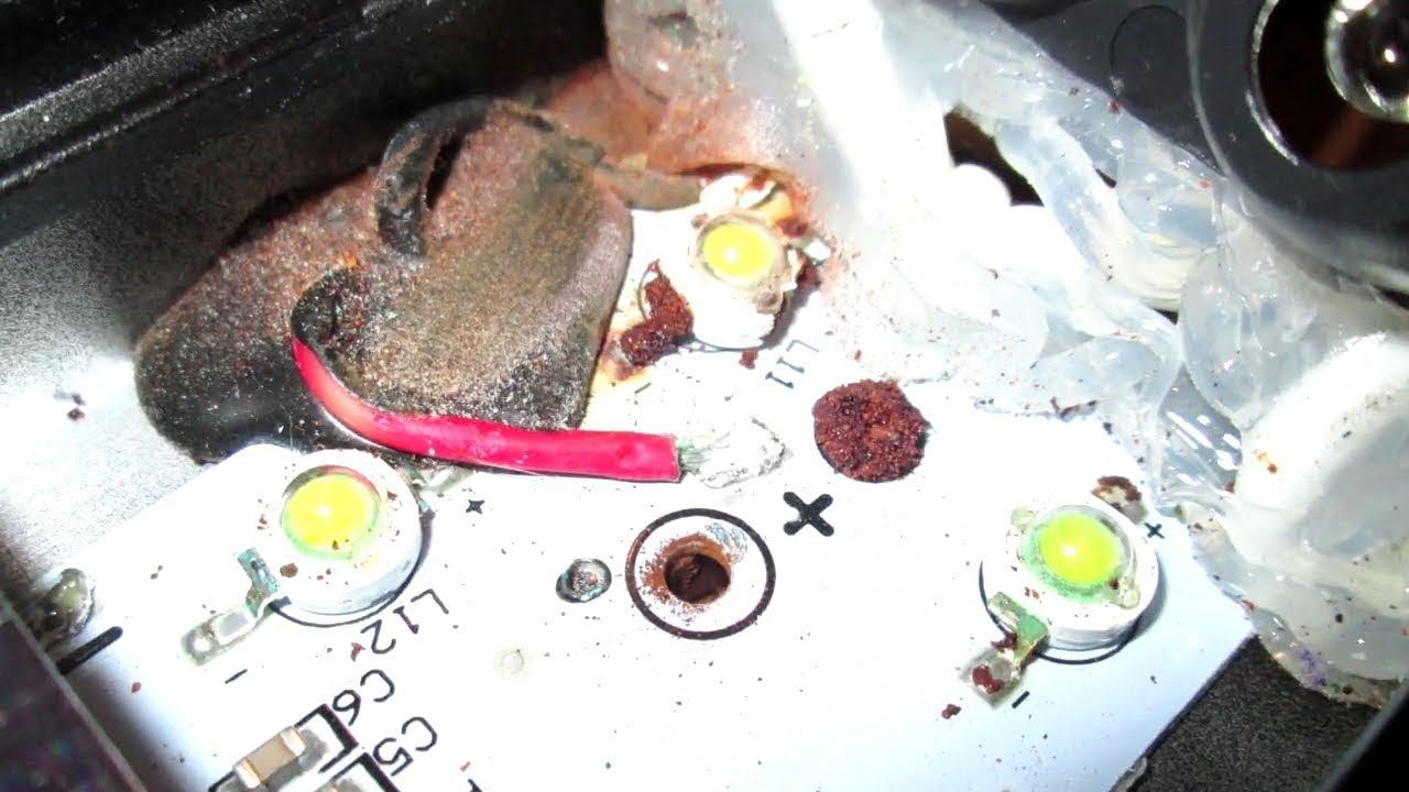 Светодиодная балка на 300 Вт. Ремонт. Пора подумать о переделке схемы... смотреть онлайн