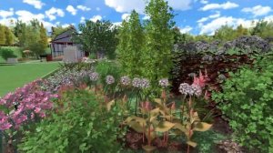 Сад по принципам пермакультуры. Учебная работа.