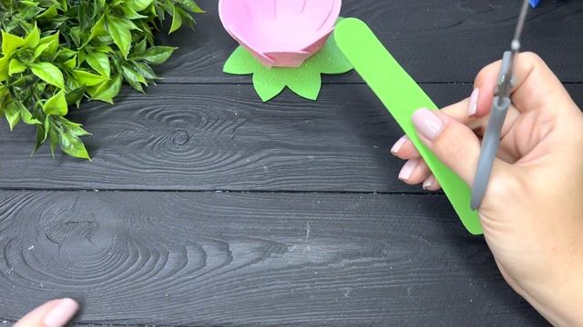 Корзинка из фоамирана Своими руками Goma EVA Manualidades DIY
