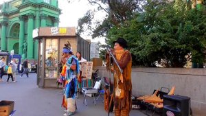 Прекрасная музыка! Индейцы из Эквадора у Нарвских ворот!