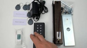 Электромагнитный замок с кодовой панель. Комплект