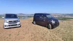 HONDA N-WGN маленький снаружи, но большой салон!