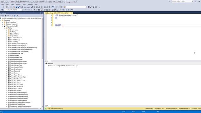 1.3 Writing Basic Query - The SELECT Statement | SQL Server Tutorial