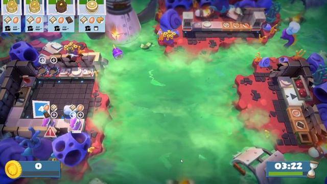 Overcooked 2AYCE Level 6-2 How to solve the problem of some things not cooking