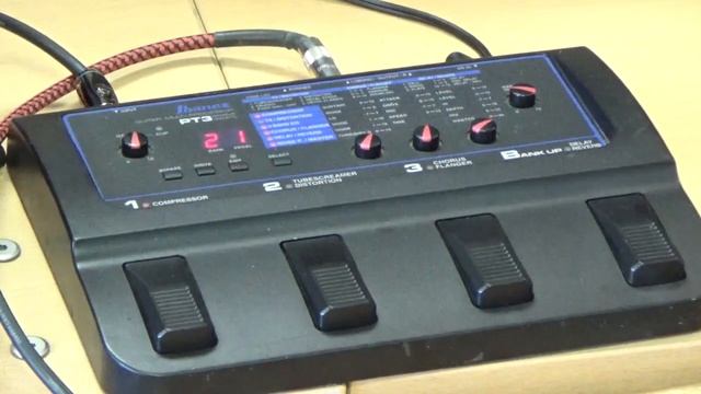 Ibanez PT3 DX Multi Processor Effects Pedal смотреть онлайн