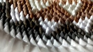 Коврик из лоскутков