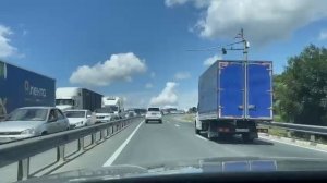 На Волчьих воротах образовалась огромная пробка