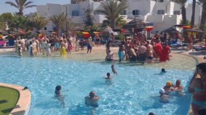 Тунис Джерба отель Фиеста Бич Спартанцы #2 июль 2021 4K