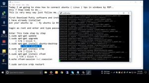 How to connect Ubuntu Vps into Windows RDP by 7steps putty coding easy way 2022