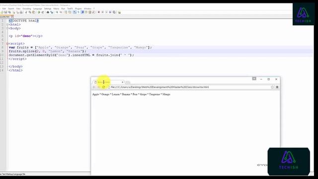 JavaScript Full Course In 1 Hour | Learn JavaScript Step By Step In 1 Hour | TECHISH