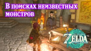 В поисках неизвестных монстров. The Legend of Zelda Tears of the Kingdom. Nintendo Switch