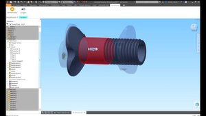 ТОЧНАЯ Резьба в 3д печати, Filament holder IN Autodesk Inventor