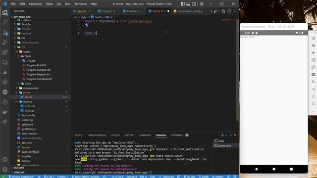 React Native Tutorial 2 : Mempersiapkan tema dan font смотреть онлайн