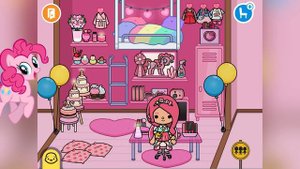 PINKIE PIE 🎈💖VS TWILIGHT SPARKLE ✨💜MY LITTLE PONY 🐴 TOCA BOCA 🌎