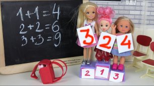ПЕРВОЕ МЕСТО ЗА ДВОЙКУ Мультик #Барби Школа Про школу Куклы  Для девочек