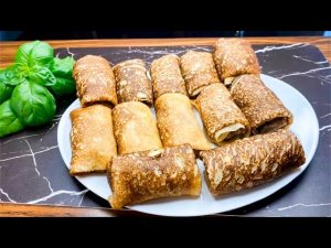 Блины фаршированные грибами. Очень вкусный семейный рецепт! Готовим вместе. Вот это Кухня!