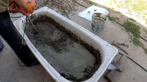 Цементная штукатурка. Хоппер ковш. Цоколь дома 3 серия