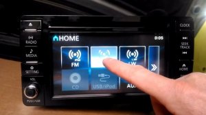 8701A668 обзор штатной магнитолы Митсубиси