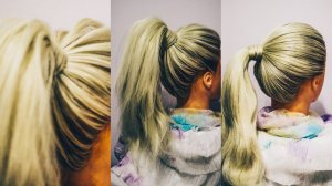 Высокий хвост. Маленькая хитрость для  красивого хвоста.