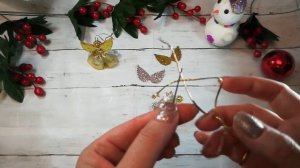 Рождественский ангел  из лент своими руками.