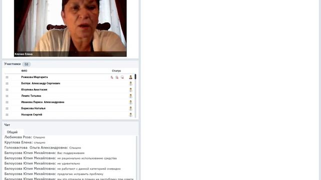 Вебинар:  Елена Клочко Деятельность ВОРДИ