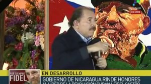 Daniel Ortega en homenaje a Fidel-Telesur