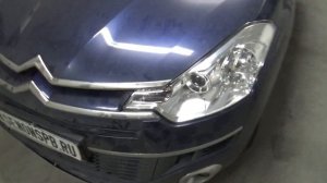 Citroen C-Crosser -замена линз на HELLA 3R Premium