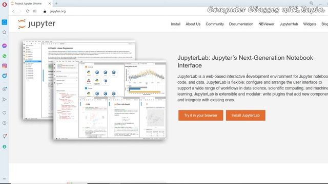Jupyter Notebook for Python Installation and Use for Beginners in Hindi | Class 11 and 12 Python