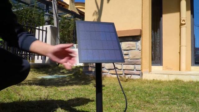 AMZtime Solar Fountain Pump, 2022 Latest DIY 3.5W Solar Panel Water Fountain with 16 Nozzles смотреть онлайн