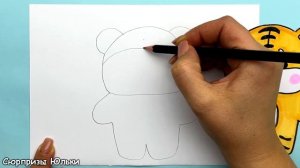 Как Сделать Лалафанфан Тигра и одежду ему | Животные Лалафан своими руками из бумаги |Сюрпризы Юльк